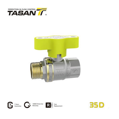PN5/72.5psi ব্রাস গ্যাস বল ভালভ 35D