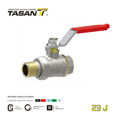 TASAN DN15 25mm ব্রাস বল ভালভ ম্যানিফোল্ডের জন্য পরিধান প্রতিরোধের 23J