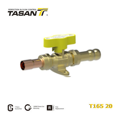 TASAN 1/2"X14mm / 16mm হোস গ্যাস লাইন বল ভালভ ম্যানুয়াল গ্যাস ভালভ T165 20
