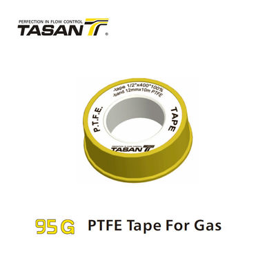 ক্ষয়রোধী আনসিন্টারড প্রসারিত PTFE টেপ PTFE গ্যাস টেপ 95G